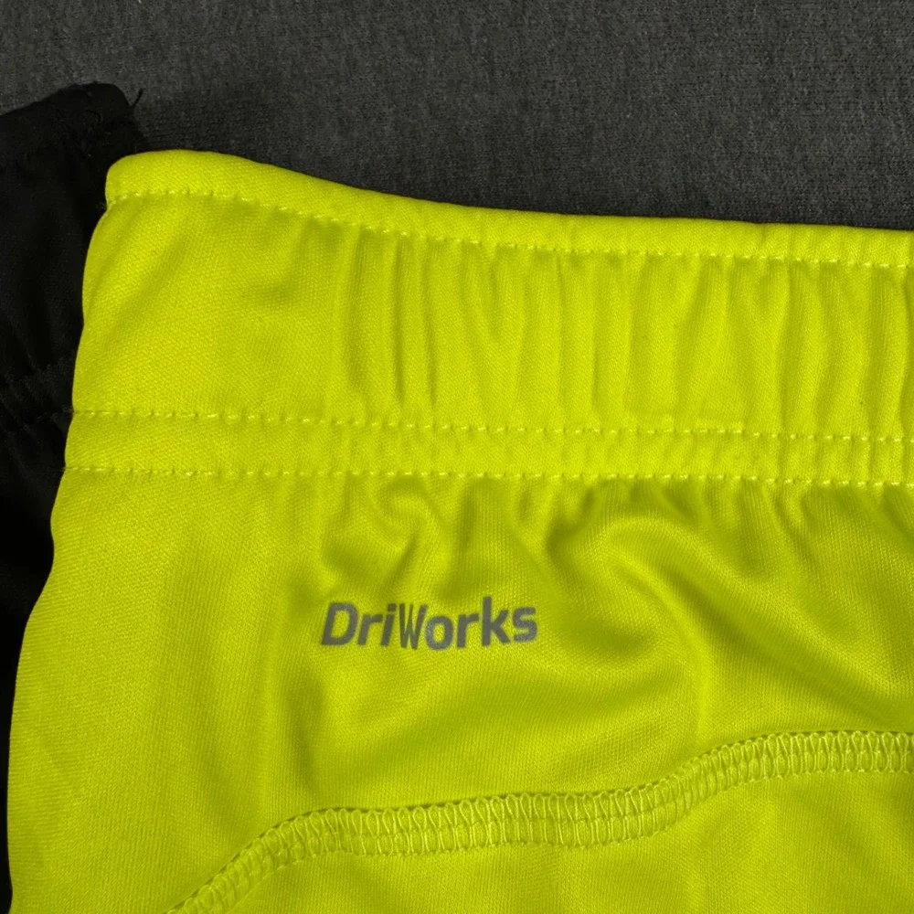 Athletic Works Boys Shorts 2 Pack XXL 18 DriWorks Black‎ Neon Green Activewear